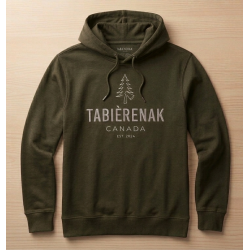Sweat à capuche Kaki