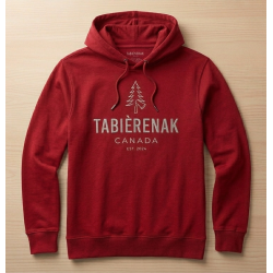 Sweat à capuche Rouge