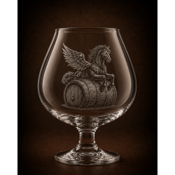 Kludde - Brasserie - Verre Snifter Nocturne de Kludde - 50 cl – Verre à bière collector gravé