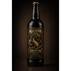 Kludde - Brasserie - Black Mamba - Black IPA - 75cl – Bière artisanale belge 7,8%