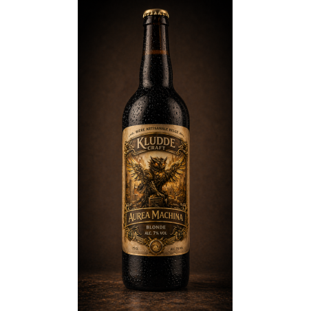 Kludde - Brasserie - Aurea Machina - Blonde - 75cl – Bière artisanale belge 7%