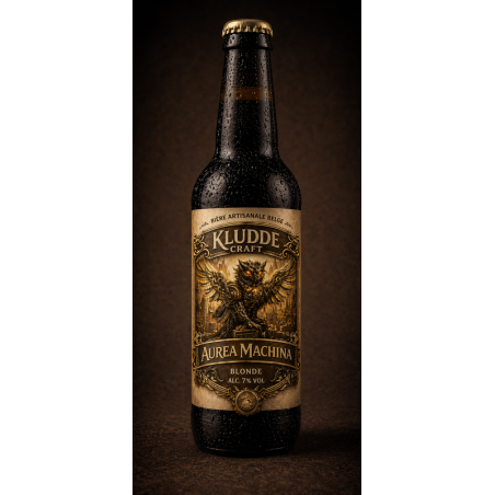 Kludde - Brasserie - Aurea Machina Blonde 75cl – Bière artisanale belge 7%