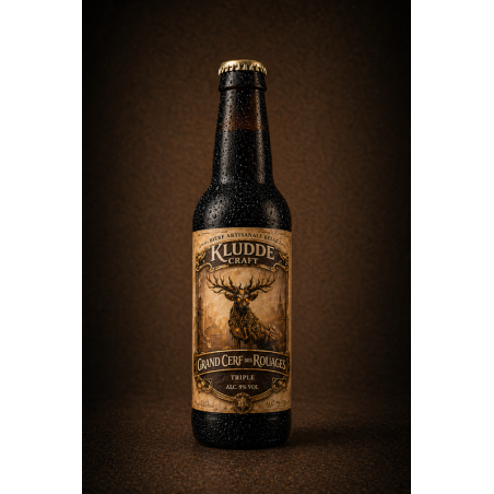 Kludde - Brasserie - Grand Cerf des Rouages - Triple - 33cl – Bière artisanale belge 9%