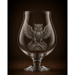 Kludde - Brasserie - Verre Tulipe Aurea Machina 50 cl – Verre à bière collector gravé