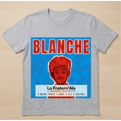 T-shirt étiquette "La Blanche"