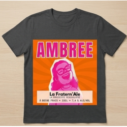T-shirt étiquette "La Ambrée"