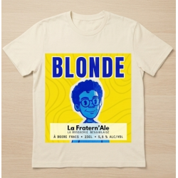 T-shirt étiquette "La blonde"